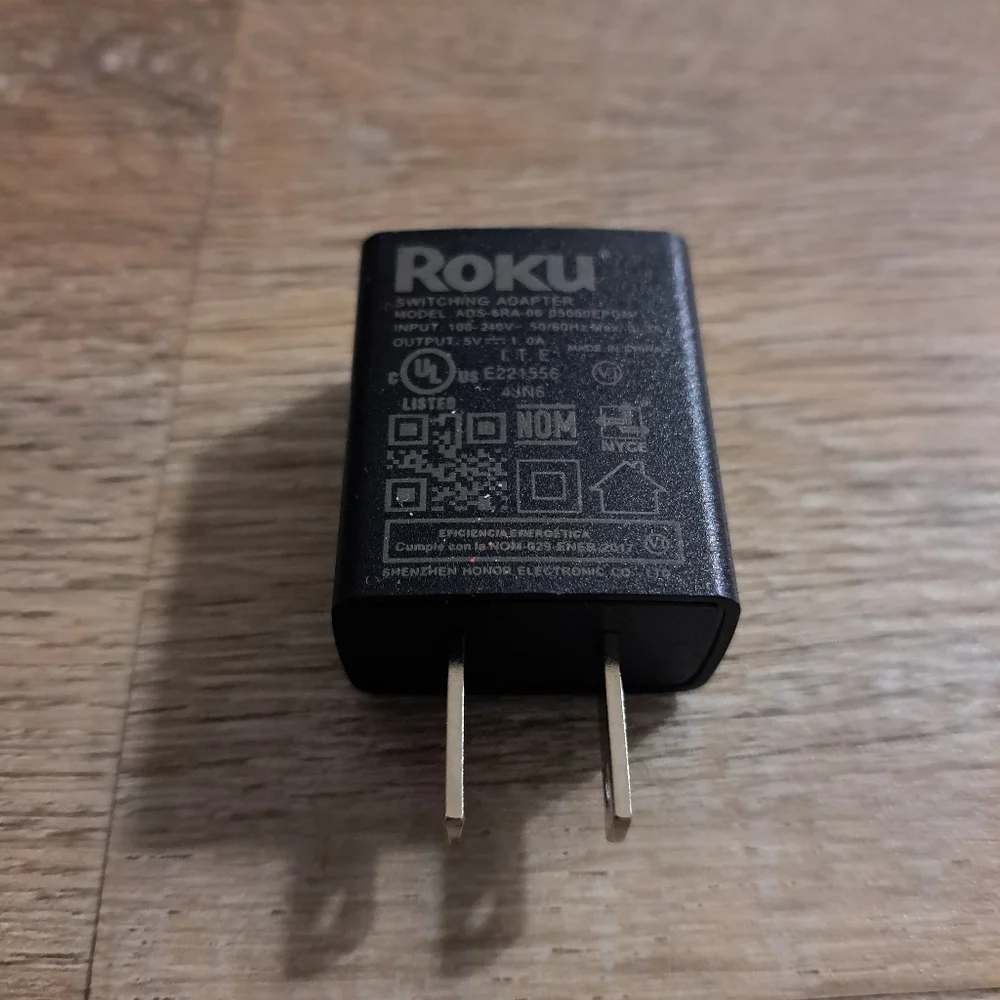 Roku Black Power Adapter
